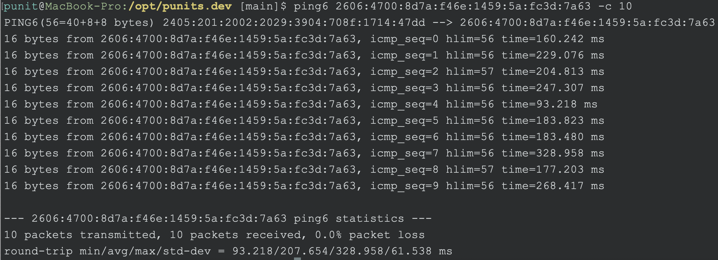 Measuring the latency to the serving Cloudflare instance Measuring the latency to the serving Cloudflare instance