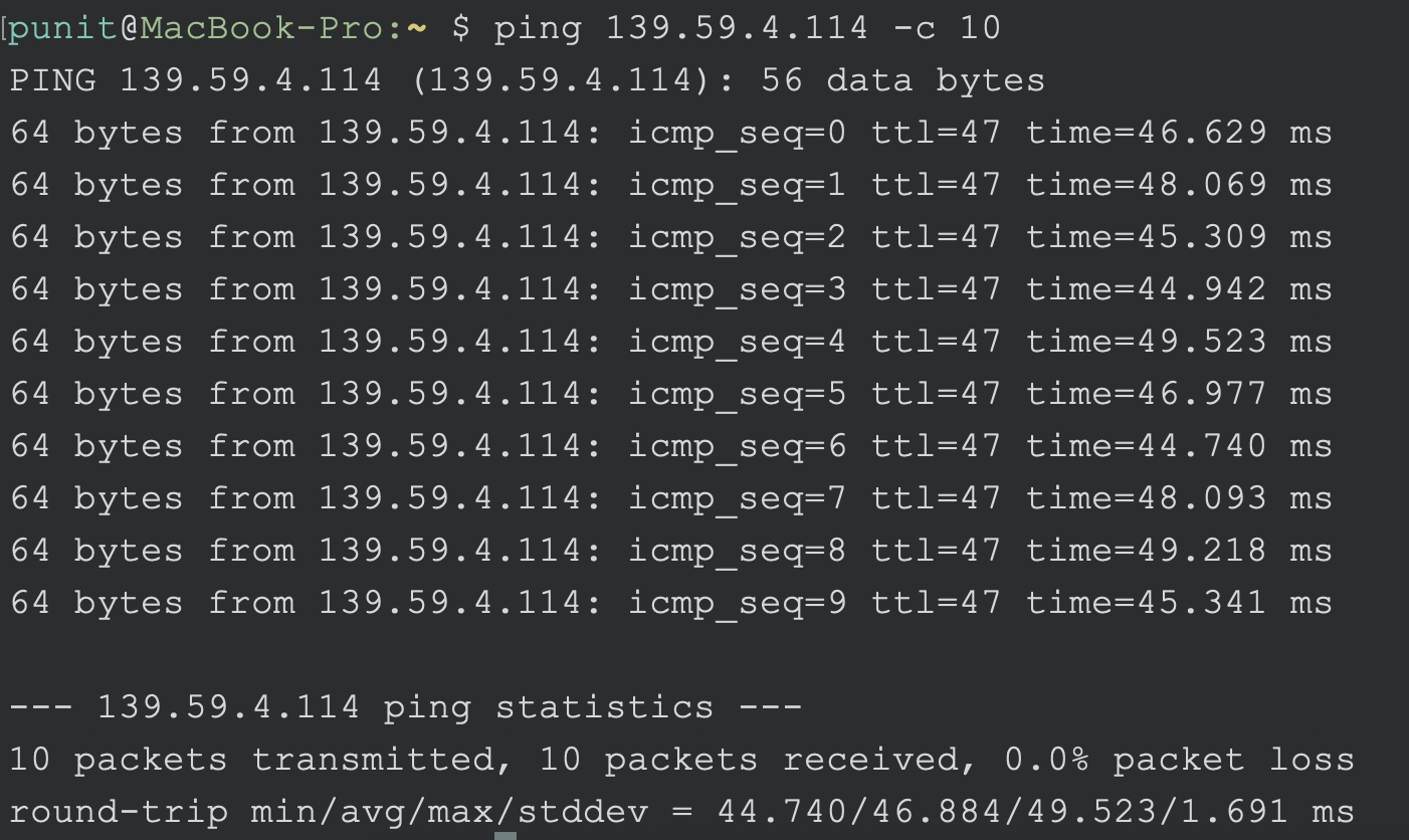 Measuring the latency to my origin server Measuring the latency to my origin server