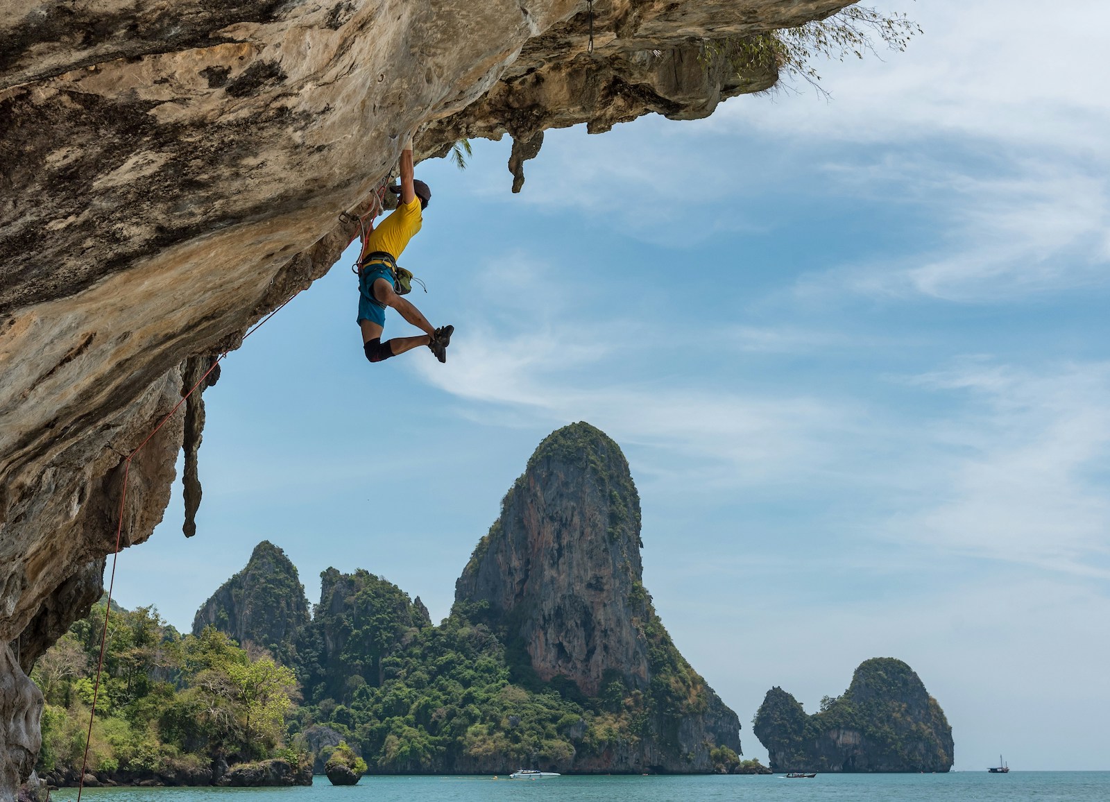 That's not me! I don't know rock climbing, but some days, entrepreneurship feels just as tough!