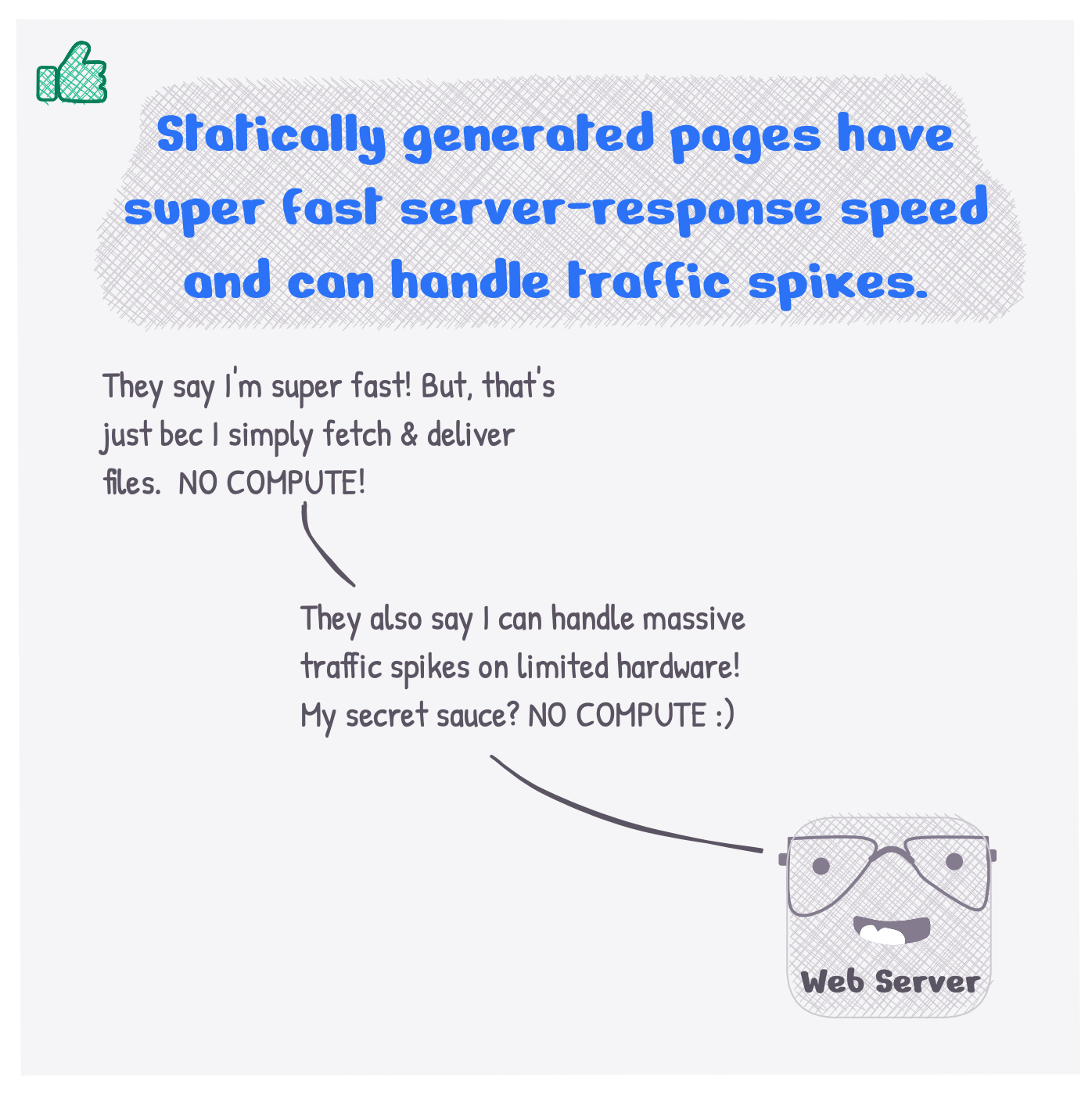 Benefits of statically generated sites